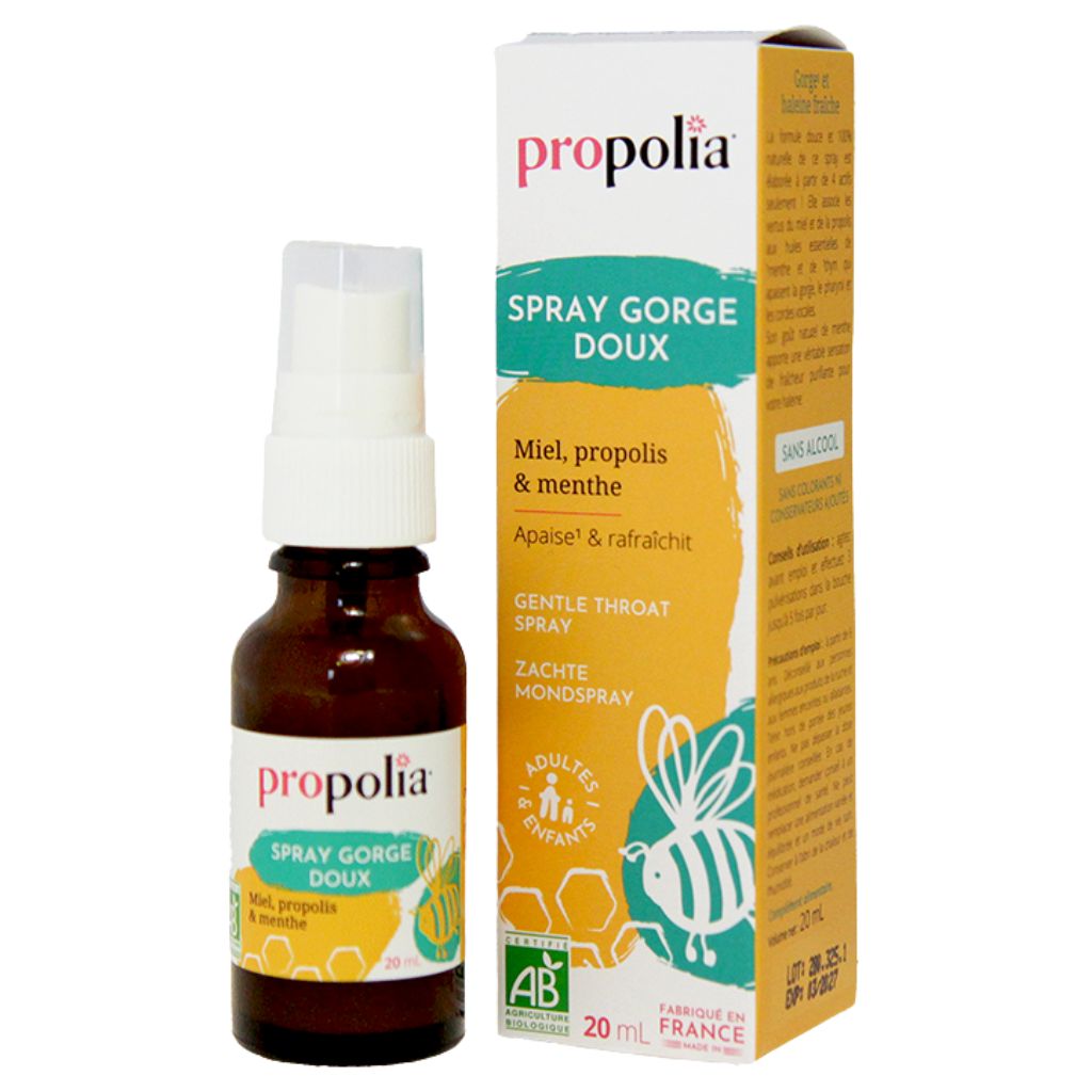 Outlet Propolia Refreshing Organic Oral Spray Raikastava Luomu suusuihke Propolis &amp; Minttu, Lisäravinne