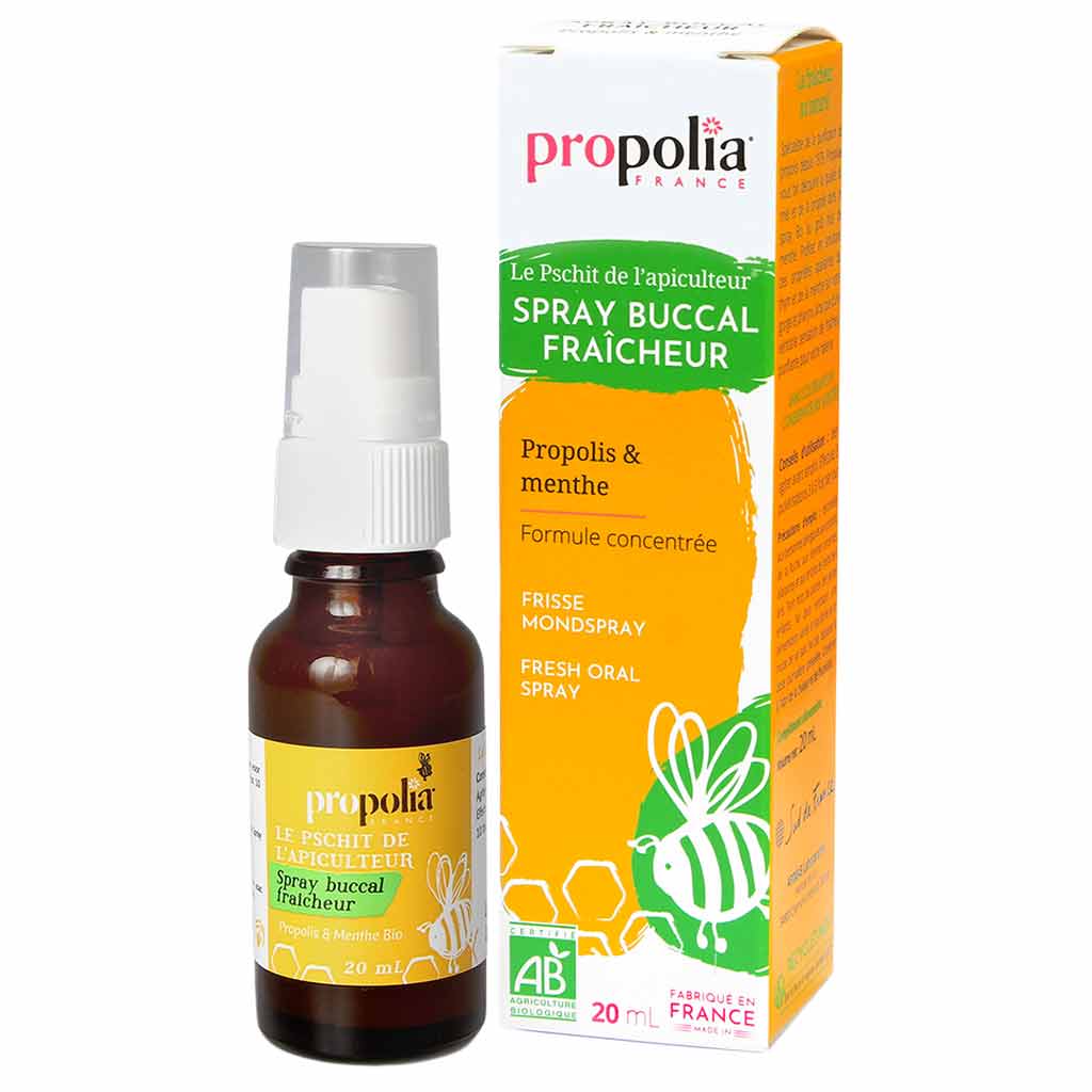 Propolia Refreshing Organic Oral Spray Raikastava Luomu suusuihke Propolis & Minttu, Lisäravinne