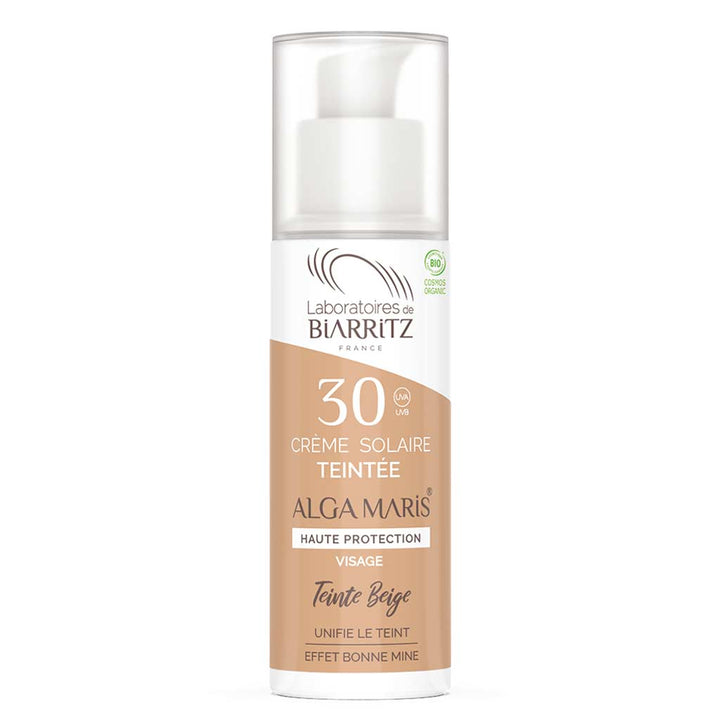 Outlet Alga Maris sävyttävä aurinkovoide kasvoille SPF30 - Beige