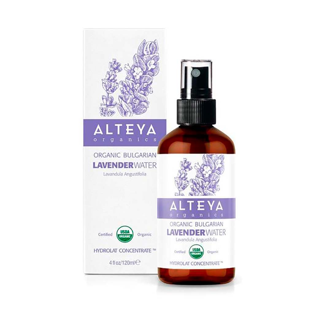 Alteya Organics Laventelivesi lasisuihkepullossa 120ml