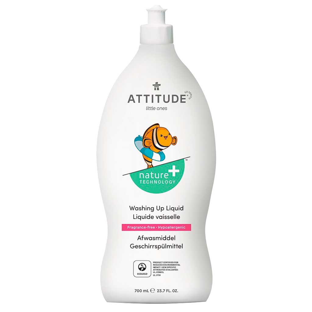 Attitude Astianpesuaine Hajusteeton 700ml