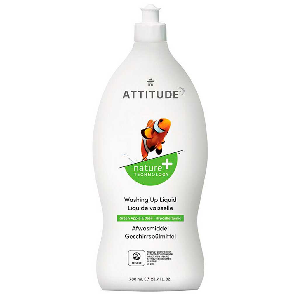 Attitude Astianpesuaine Vihreä Omena 700ml