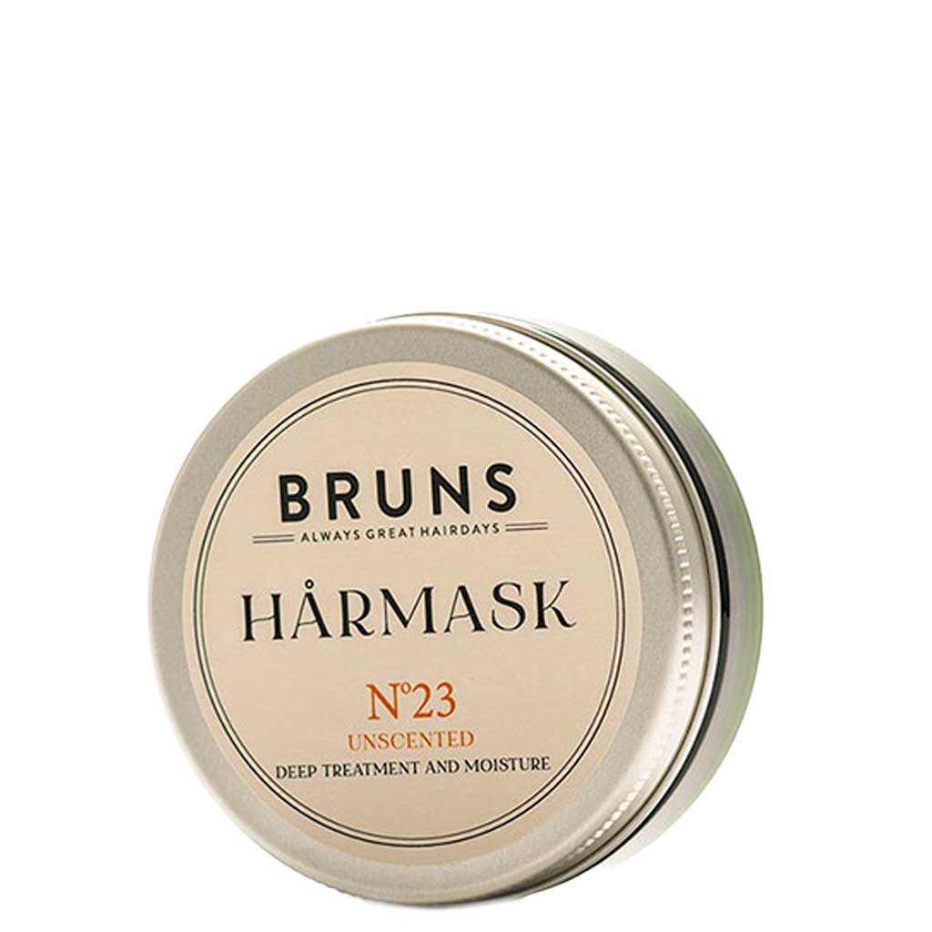 BRUNS Products Nr23 Unscented Hårmask Hajusteeton Hiusnaamio 50ml