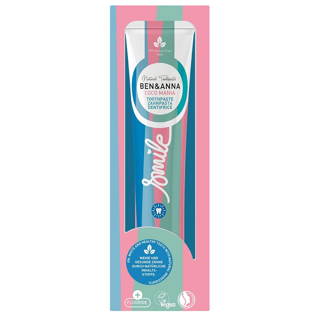 Ben & Anna Toothpaste Hammastahna Alumiinituubissa Coco Mania 75ml