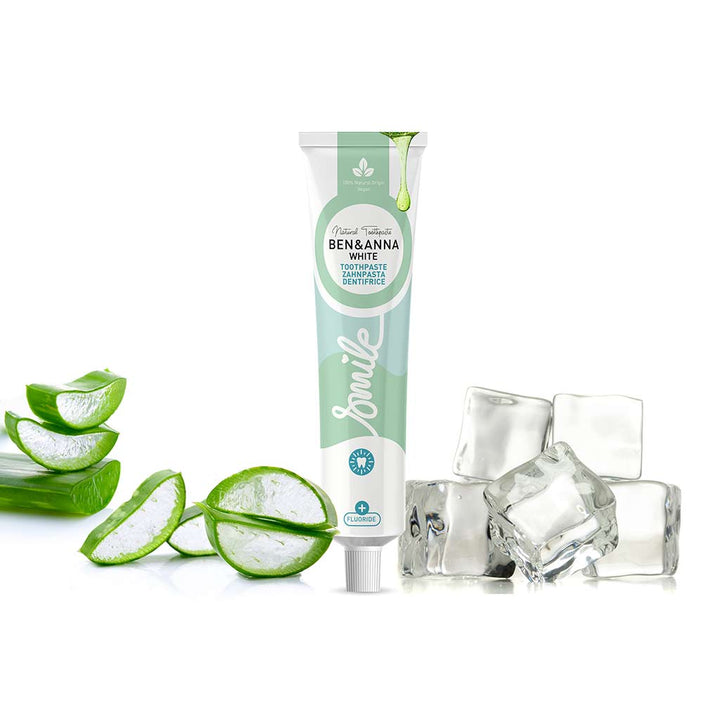 Ben & Anna Toothpaste Hammastahna Alumiinituubissa White 75ml