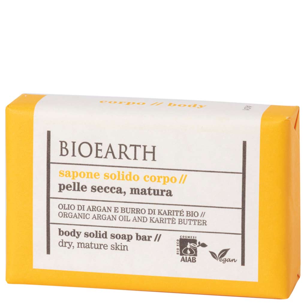 Bioearth Solid Soaps Palasaippua Argan & Shea 150g