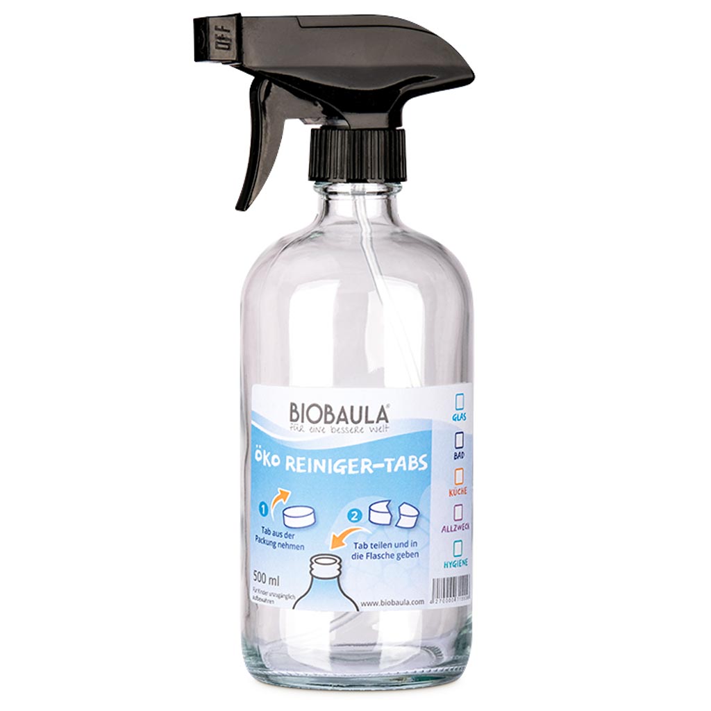 BioBaula Lasinen Suihkepullo 500ml