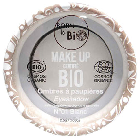 Born to Bio Organic Eye Shadow - Luomiväri 2,5g - Blanc