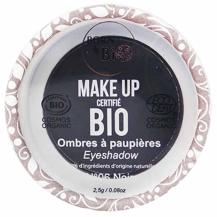 Born to Bio Organic Eye Shadow - Luomiväri 2,5g - Noir