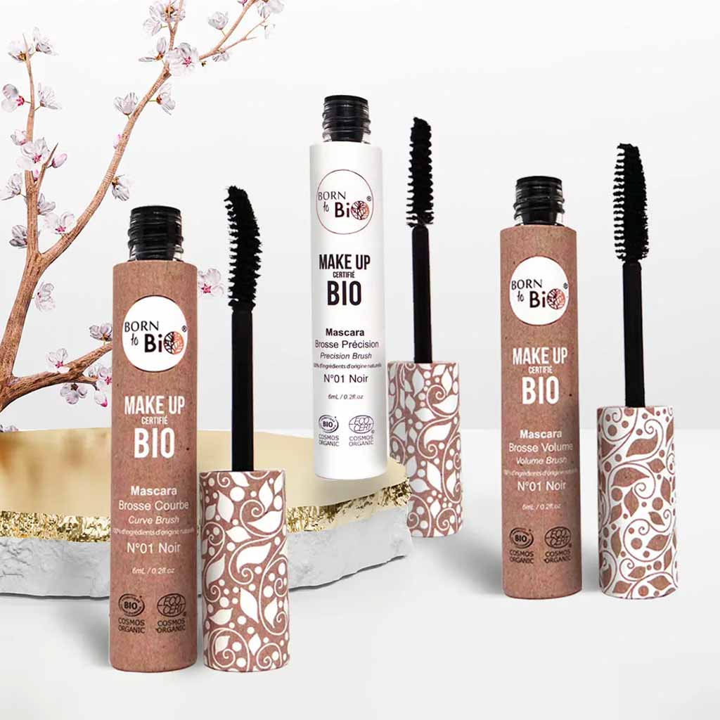 Born to Bio Organic Volume Mascara N°1 - Ripsiväri Noir 6ml