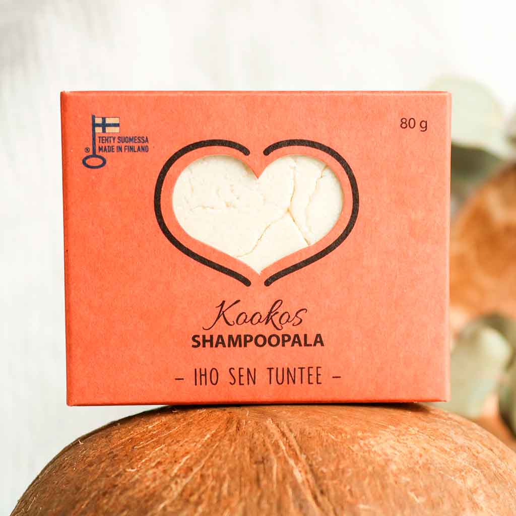 Catteco Kookos Shampoopala 80 g