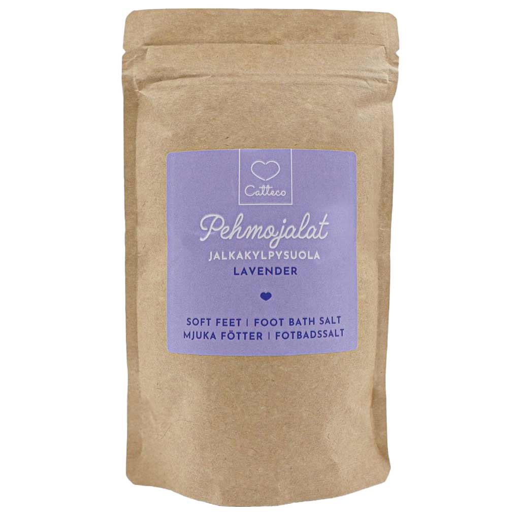 Catteco Pehmojalat Jalkakylpysuola Laventeli 150 g
