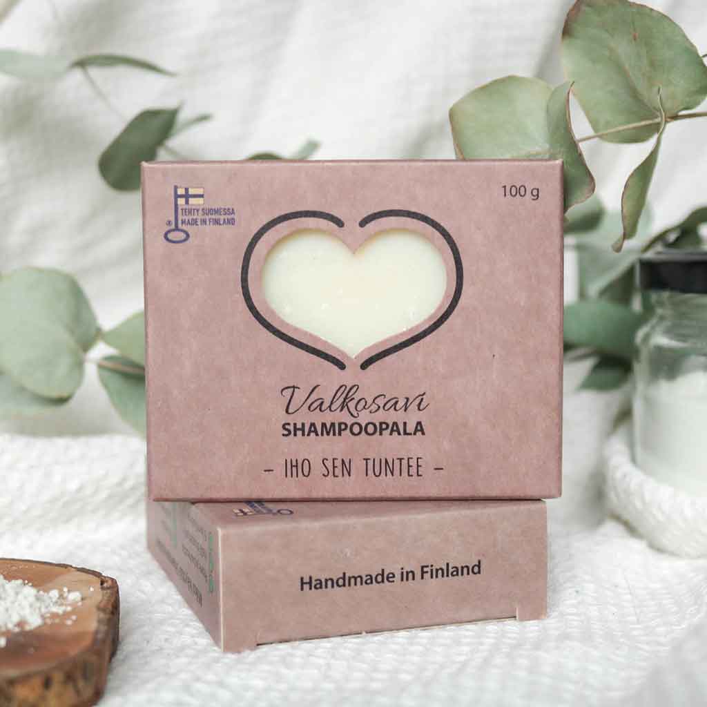Catteco Shampoopala Valkosavi 100 g