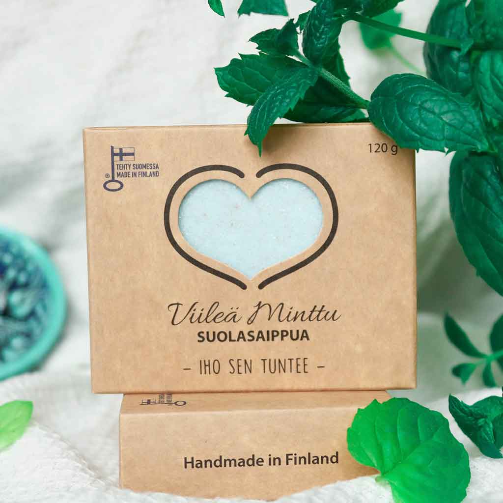 Catteco Suolasaippua Viileä Minttu 110g