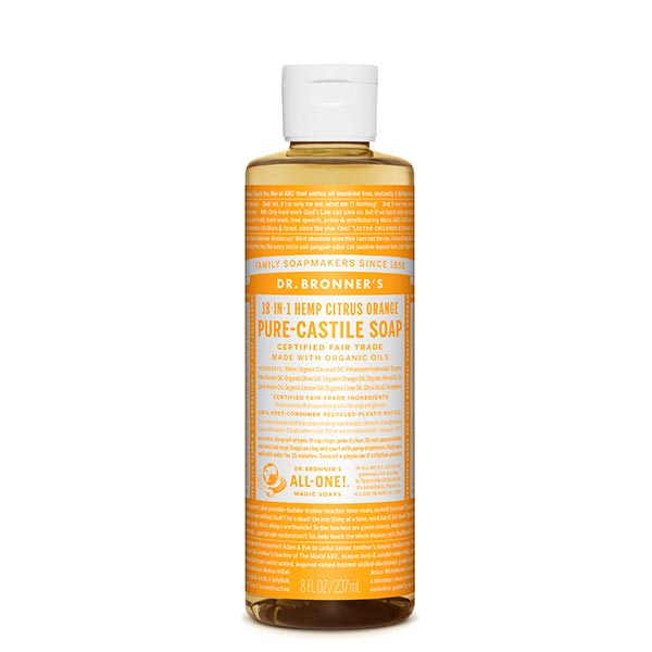 Dr. Bronner´s 18 in 1 Nestesaippua - Sitrus 240 ml