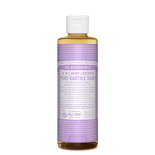 Dr. Bronner´s 18 in 1 Nestesaippua - Laventeli 240 ml