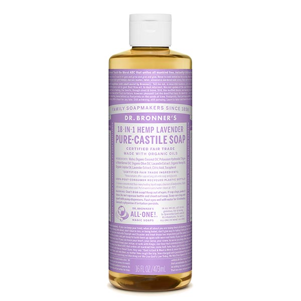 Dr. Bronner´s 18 in 1 Nestesaippua - Laventeli 475 ml