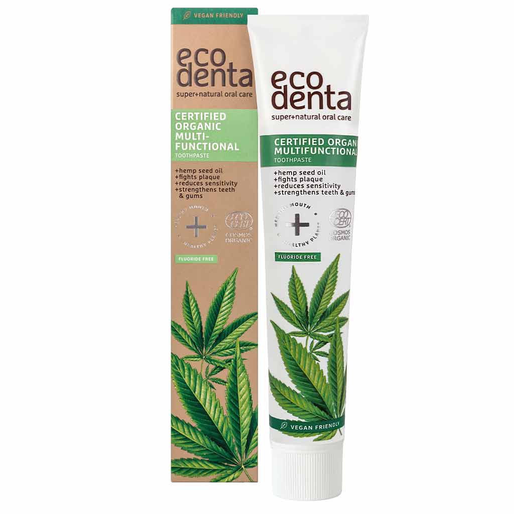 Outlet Ecodenta Multifunctional Hemp Toothpaste Luomu Hamppuhammastahna