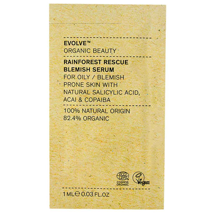 Evolve Organic Beauty Rainforest Rescue Serum Seerumi 1ml Näyte