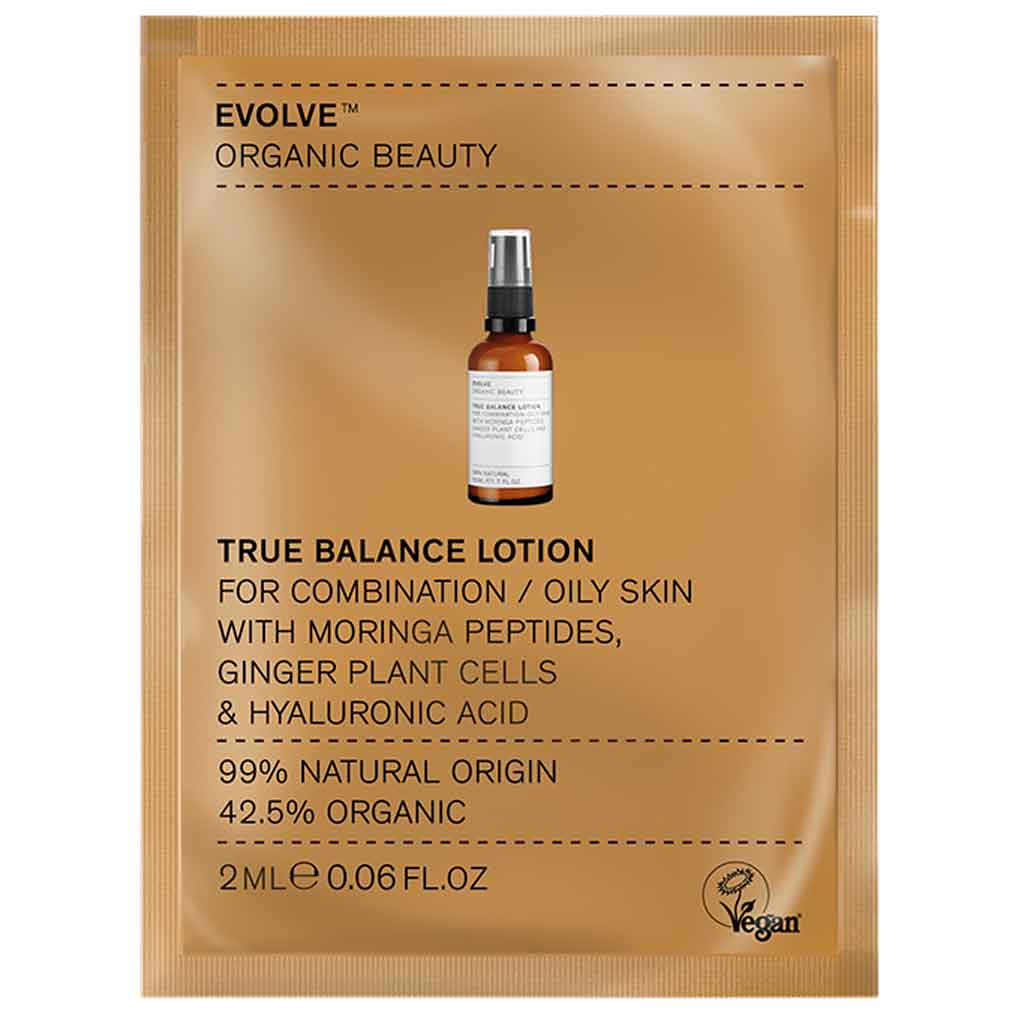 Evolve Organic Beauty True Balance Lotion 2ml Näyte