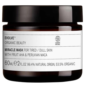 Evolve Organic Beauty Miracle Mask AHA Kuoriva hedelmähapponaamio 60ml