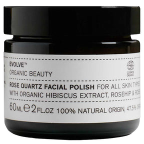 Evolve Organic Beauty Rose Quartz Facial Polish Ruusu & Kvartsi Kasvokuorinta 60ml
