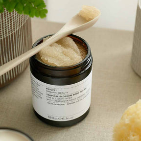 Evolve Organic Beauty Tropical Blossom Body Polish Sokerikuorintavoide 180ml