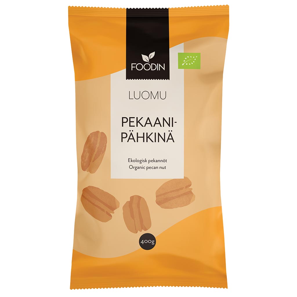 Foodin Pekaanipähkinä 400g, Luomu
