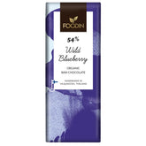 Foodin Luomu Raakasuklaalevy Bilberry (Villimustikka)