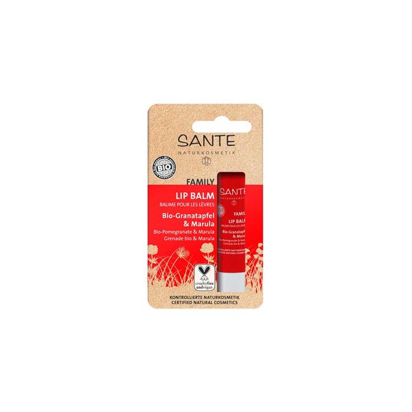Sante Family Granaattiomena-Marula Huulivoide 4,5g