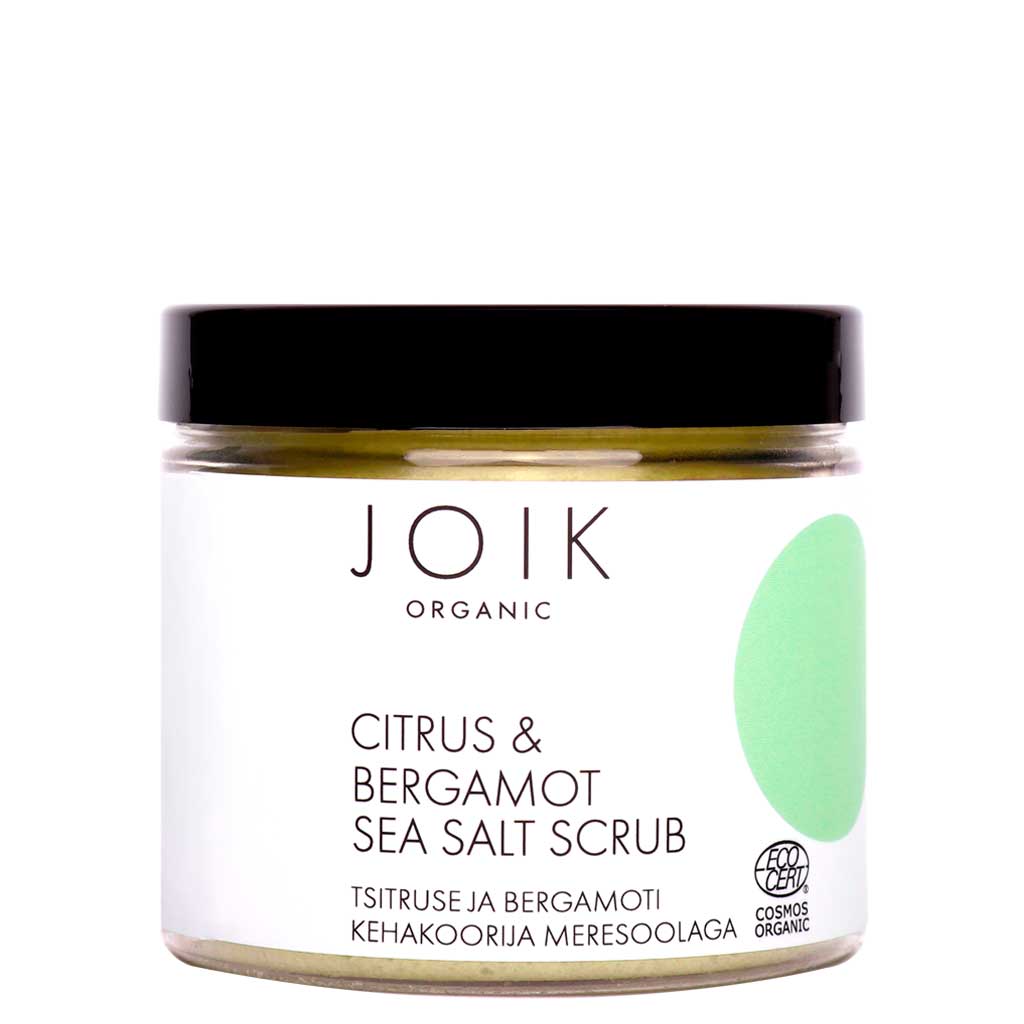 JOIK Organic Citrus & Bergamot Sea Salt Scrub Vartalokuorinta 240g