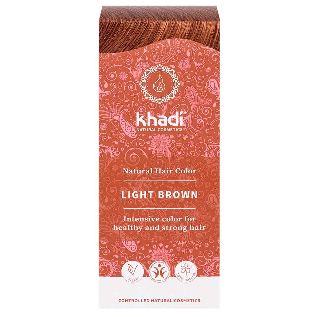 Outlet Khadi Jauhemainen Kasvihiusväri Light Brown 100 g
