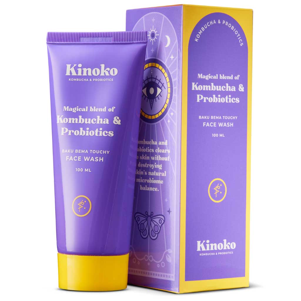 Kinoko Face Wash Probiotic & Kombucha 100ml