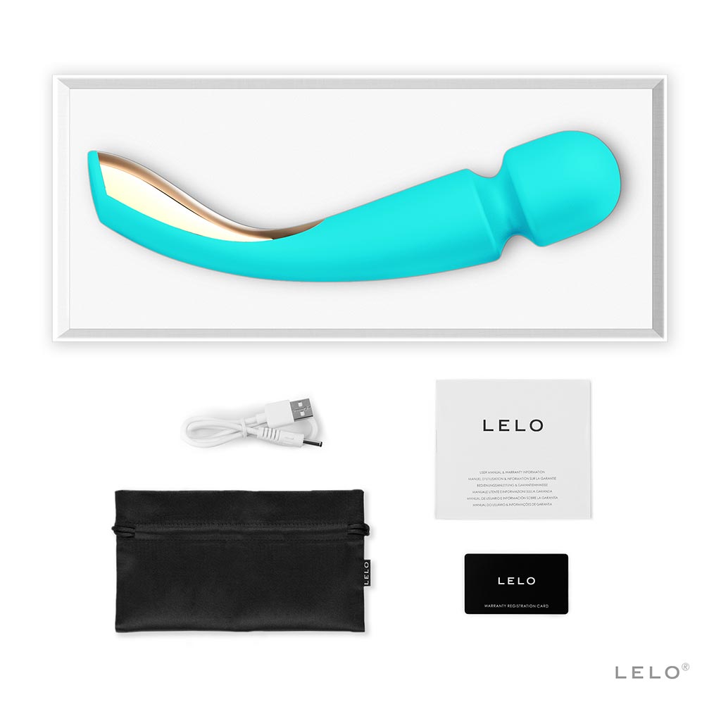 Lelo Smart Wand 2 Massager Hieromalaite Koko Keholle Ocean Blue