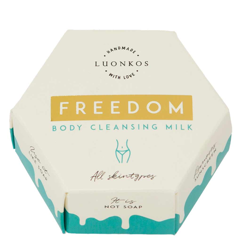 Luonkos Freedom puhdistusmaitopala vartalolle tuoksuton 60g