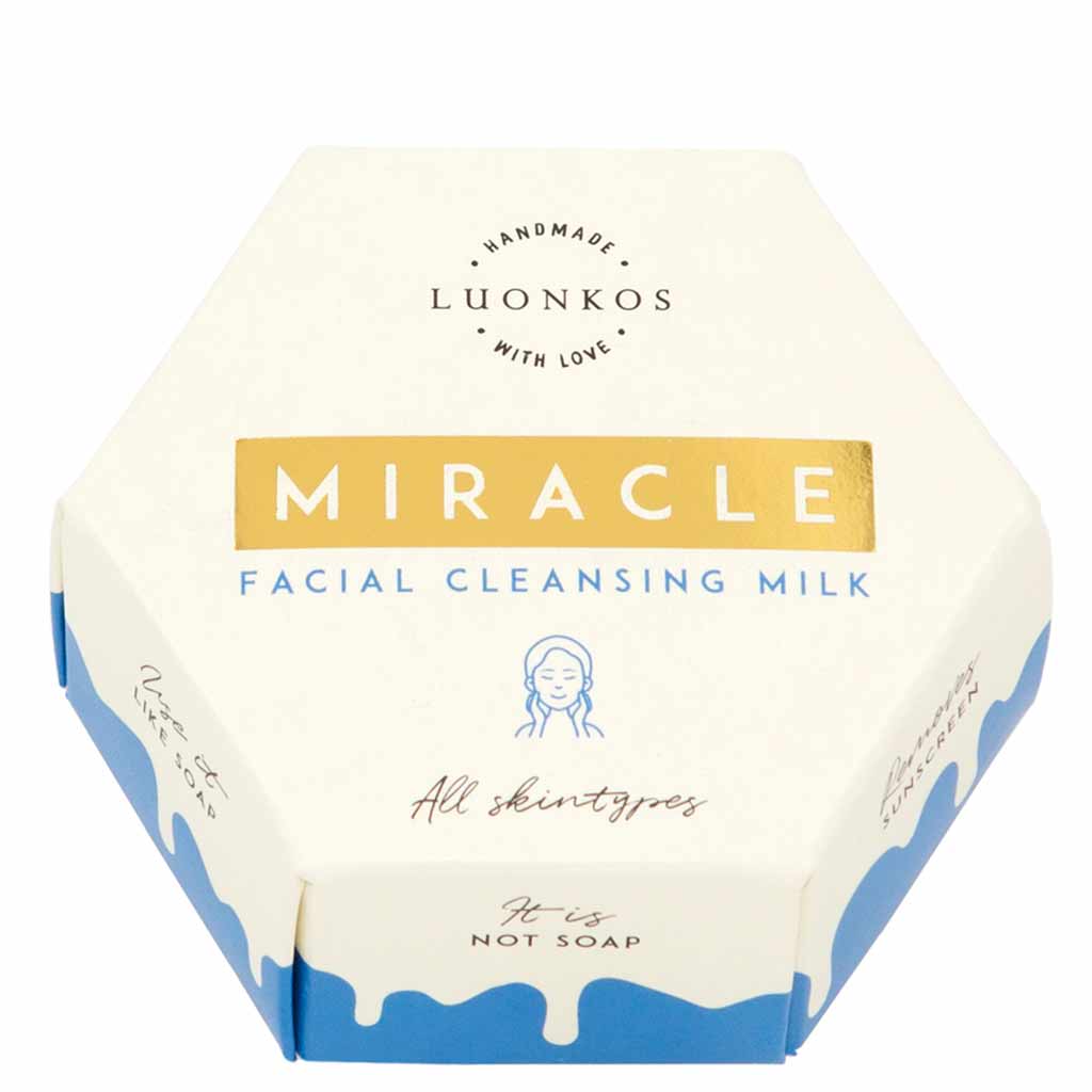 Luonkos Miracle puhdistusmaitopala kasvoille tuoksuton 60g