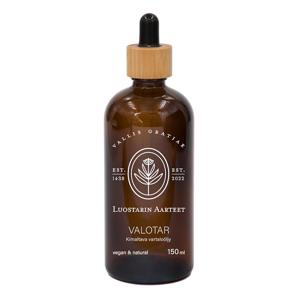 Luostarin aarteet Valotar kimaltava vartaloöljy 150ml