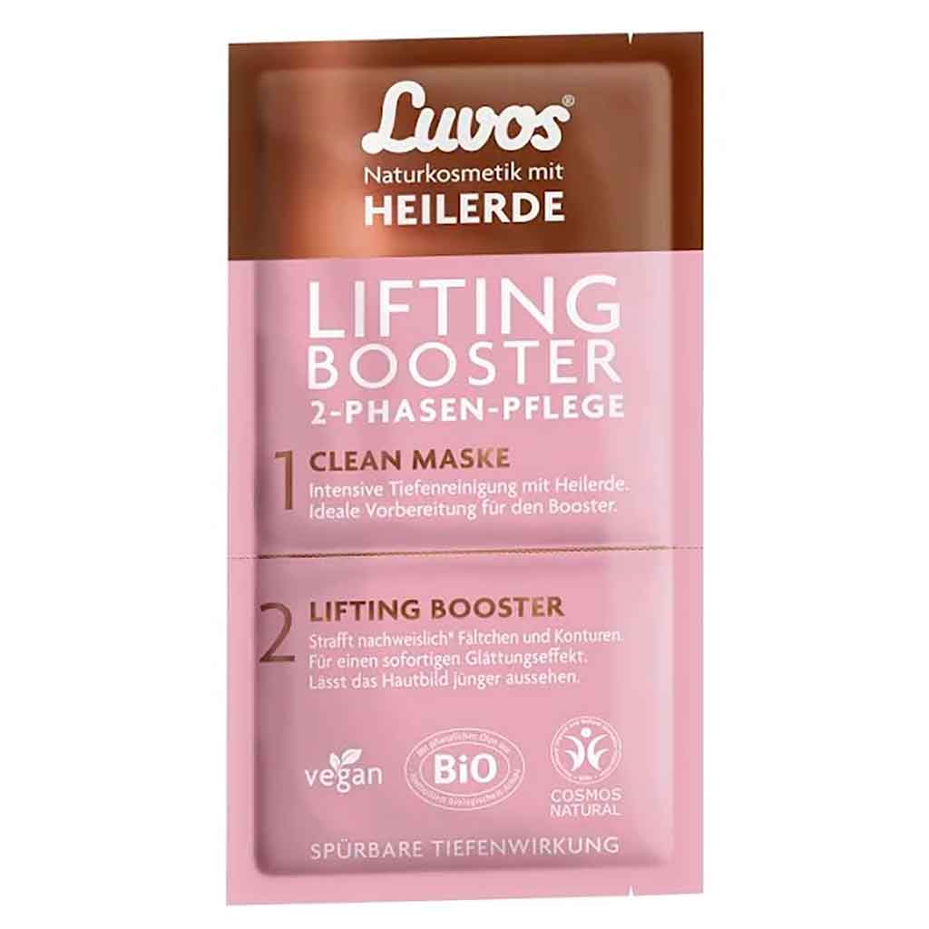 Luvos Lifting Booster + Clean Mask Kasvonaamio ja Booster 9,5ml