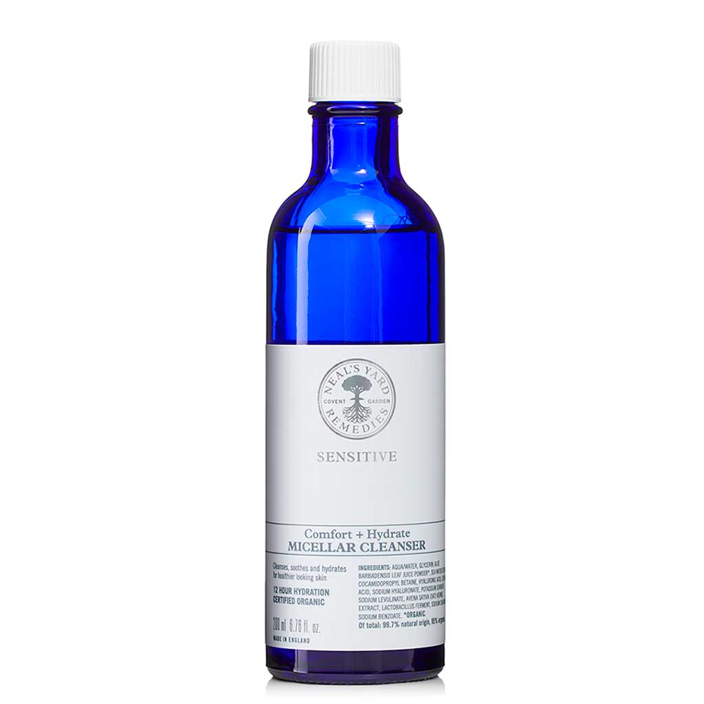 Neal's Yard Remedies Sensitive Comfort + Hydrate Micellar Cleanser Kasvojen puhdistusaine 200 ml