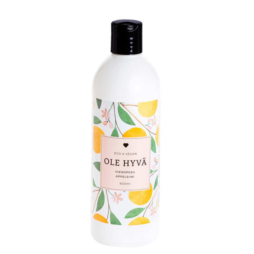 Ole Hyvä Hienopesu Appelsiini 600ml