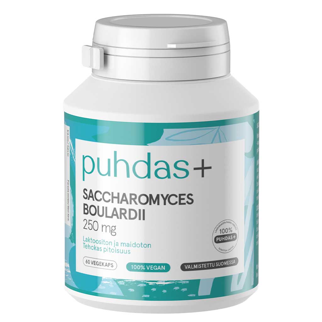 Puhdas+ Saccharomyces boulardii 250 mg 60 kaps