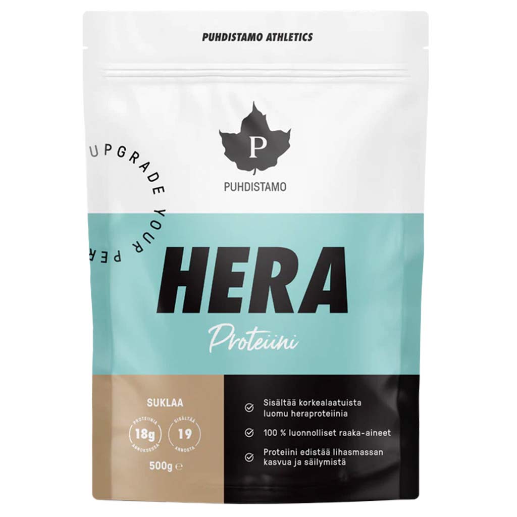 Puhdistamo Athletics Heraproteiini Suklaa 500g