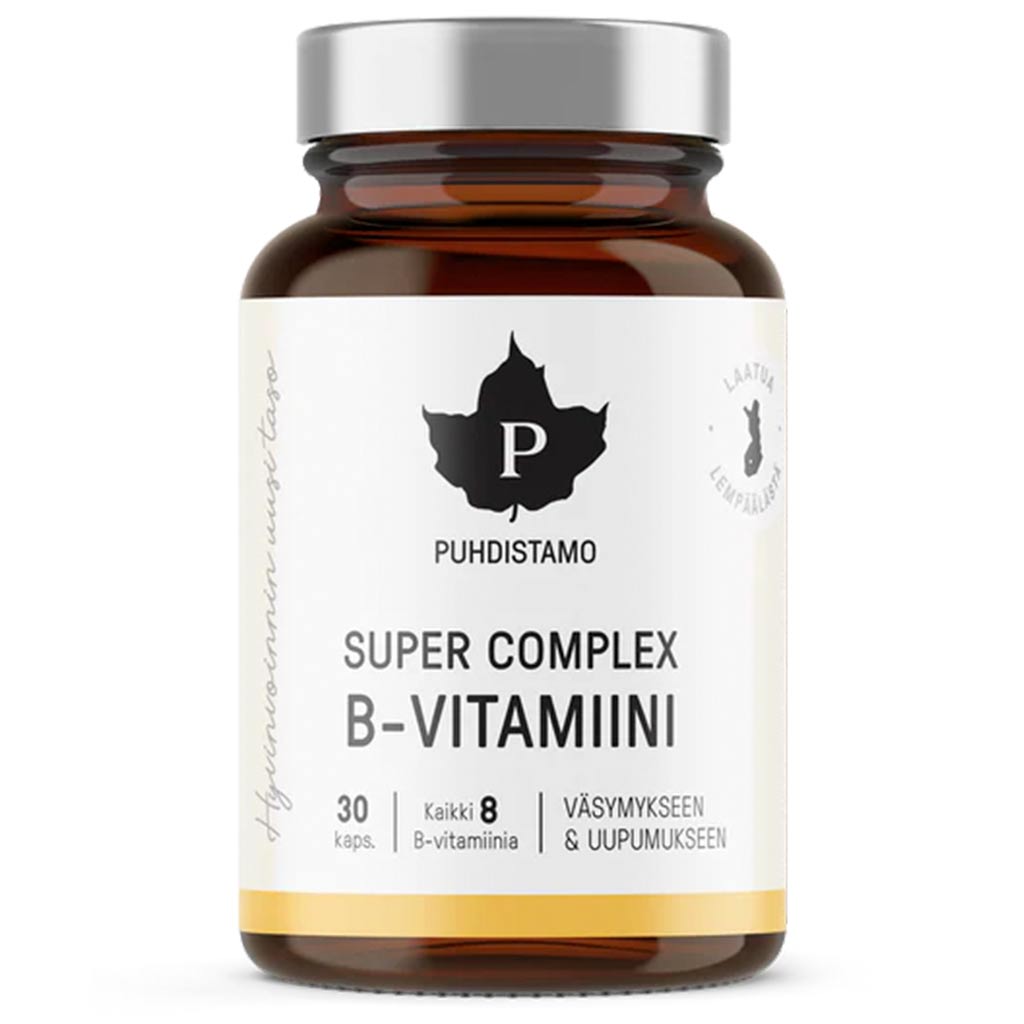 Puhdistamo Super Complex B-vitamiini 30 kapselia