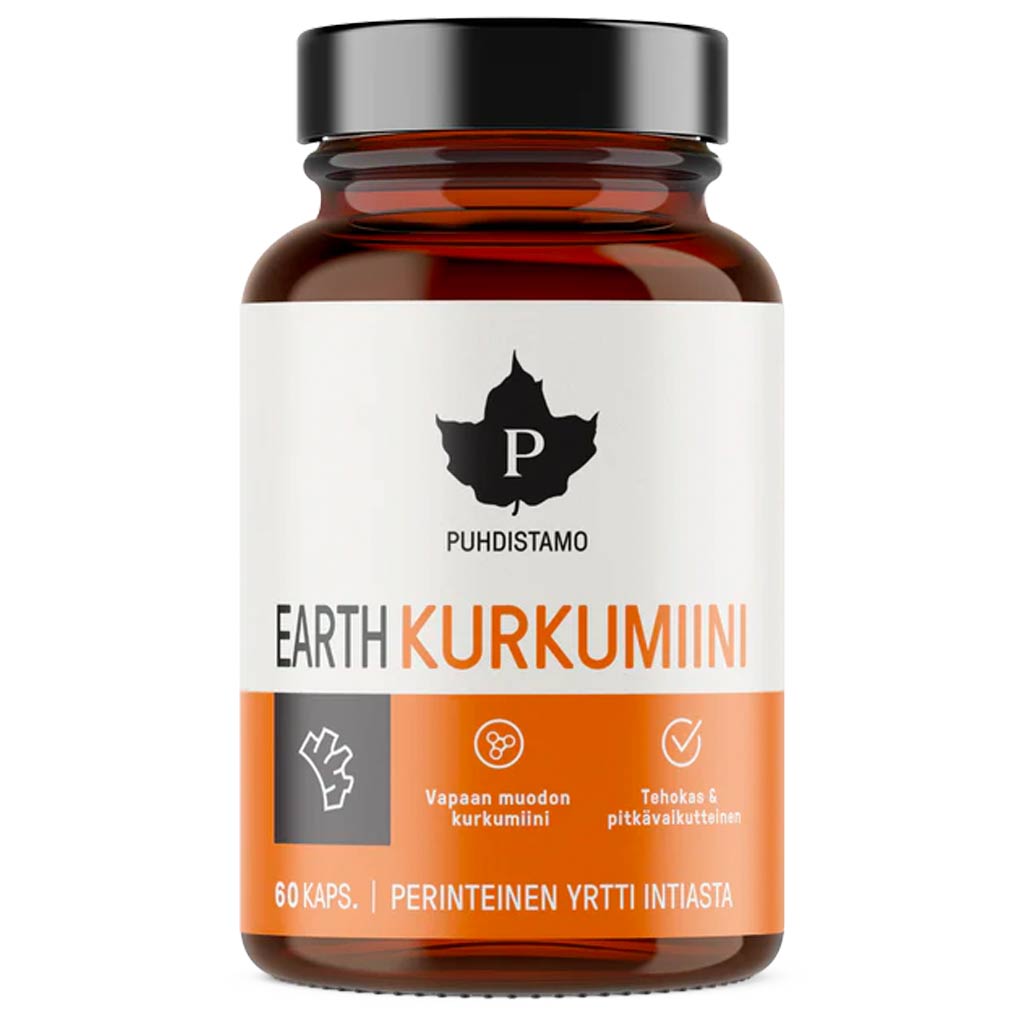 Puhdistamo EARTH Kurkumiini 60 kaps