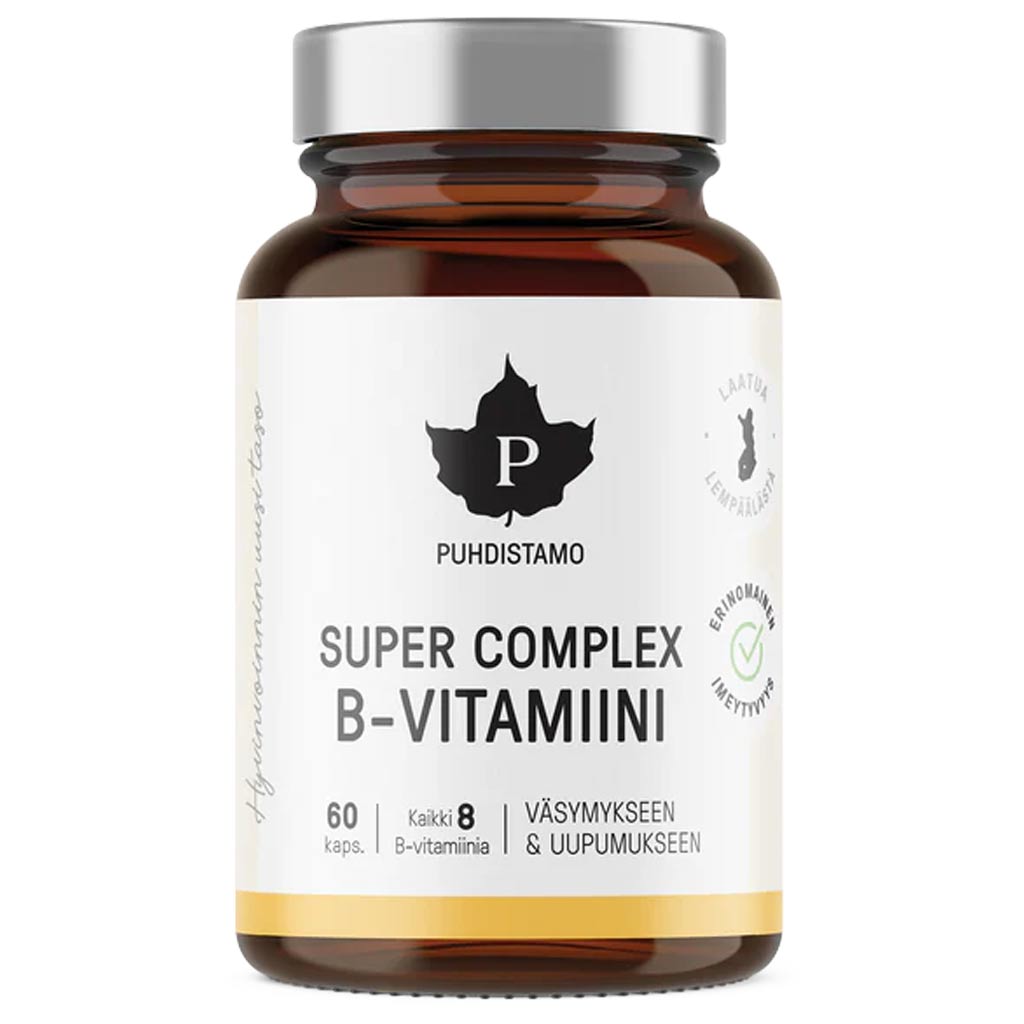 Puhdistamo Super Complex B-vitamiini 60 kapselia