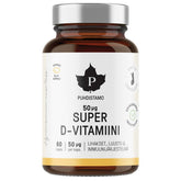 Puhdistamo Super D-vitamiini 50µg 60 kaps