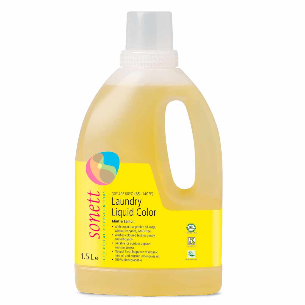 Sonett Pyykinpesuneste Color Minttu & Sitruuna 1,5l