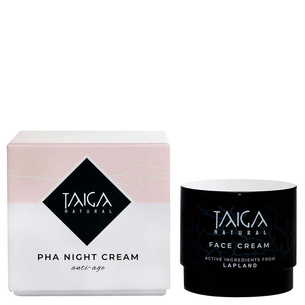 Taiga Cosmetics PHA Night Cream PHA-Yövoide Ikääntyvälle Iholle