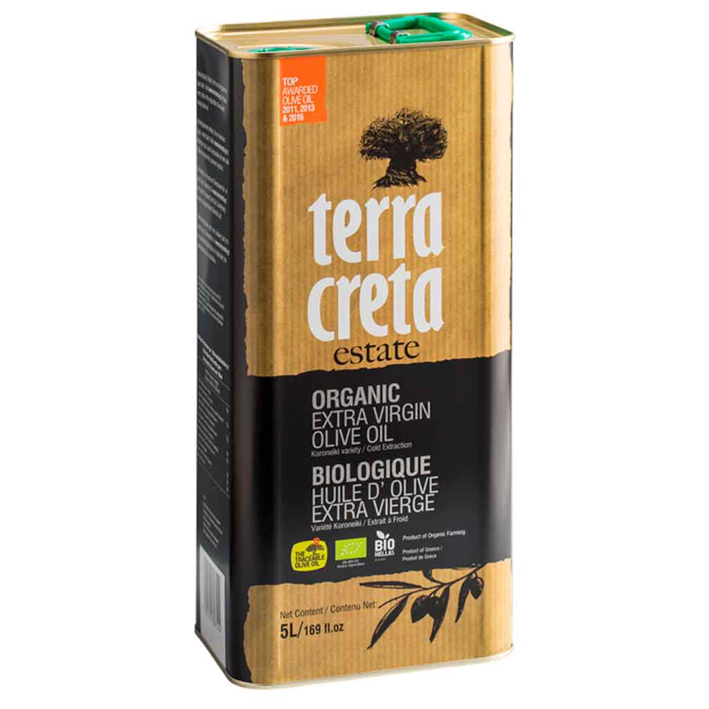 Terra Creta Extra-neitsytoliiviöljy luomu 5000 ml