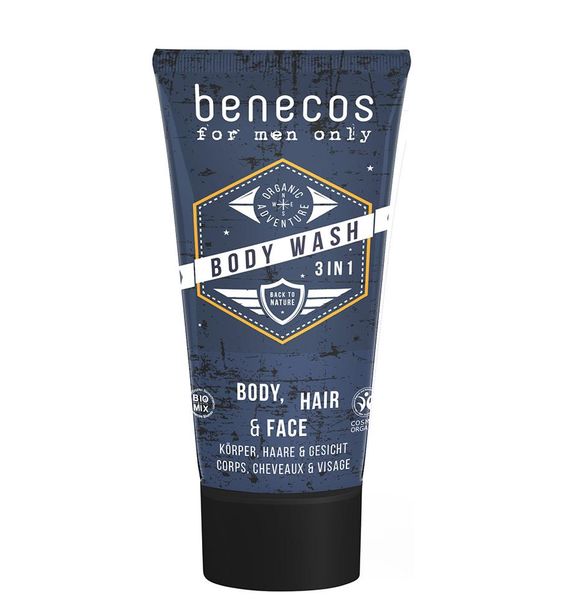 Benecos Miesten 3 in 1 suihkugeeli 200ml